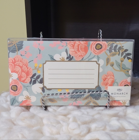 Rifle Paper Co. Floral 25 Monarch Size Envelopes Set - Picture 5 of 7